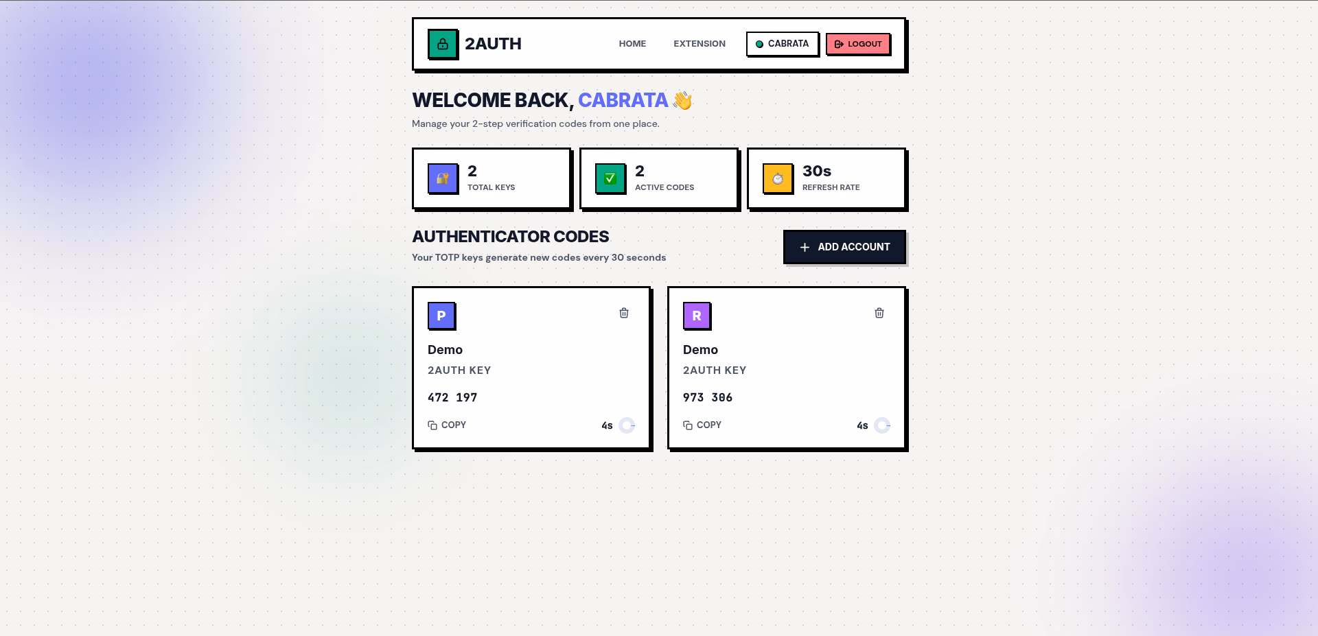 2Auth App