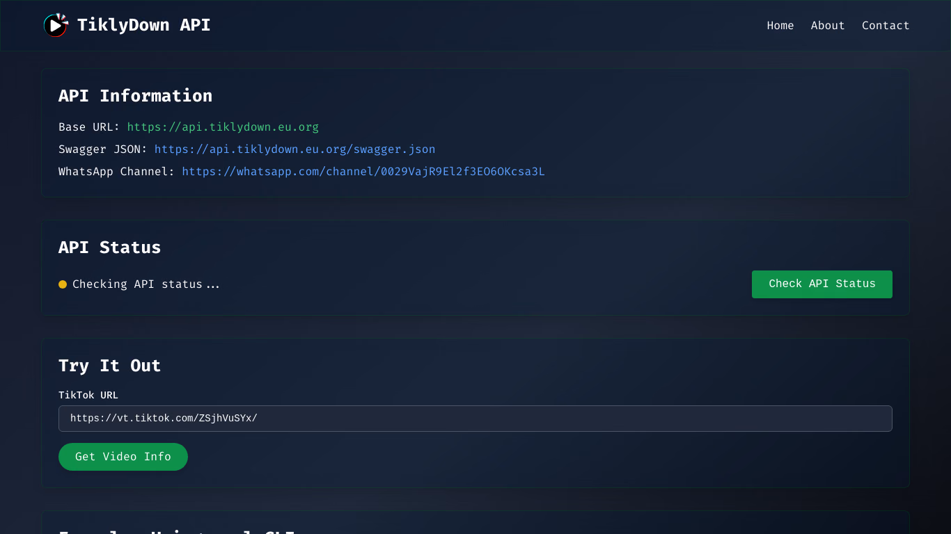 TiklyDown API