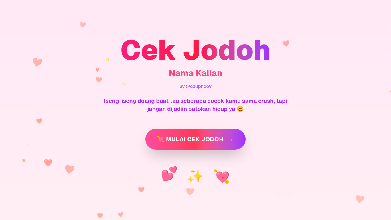 Cek Jodoh