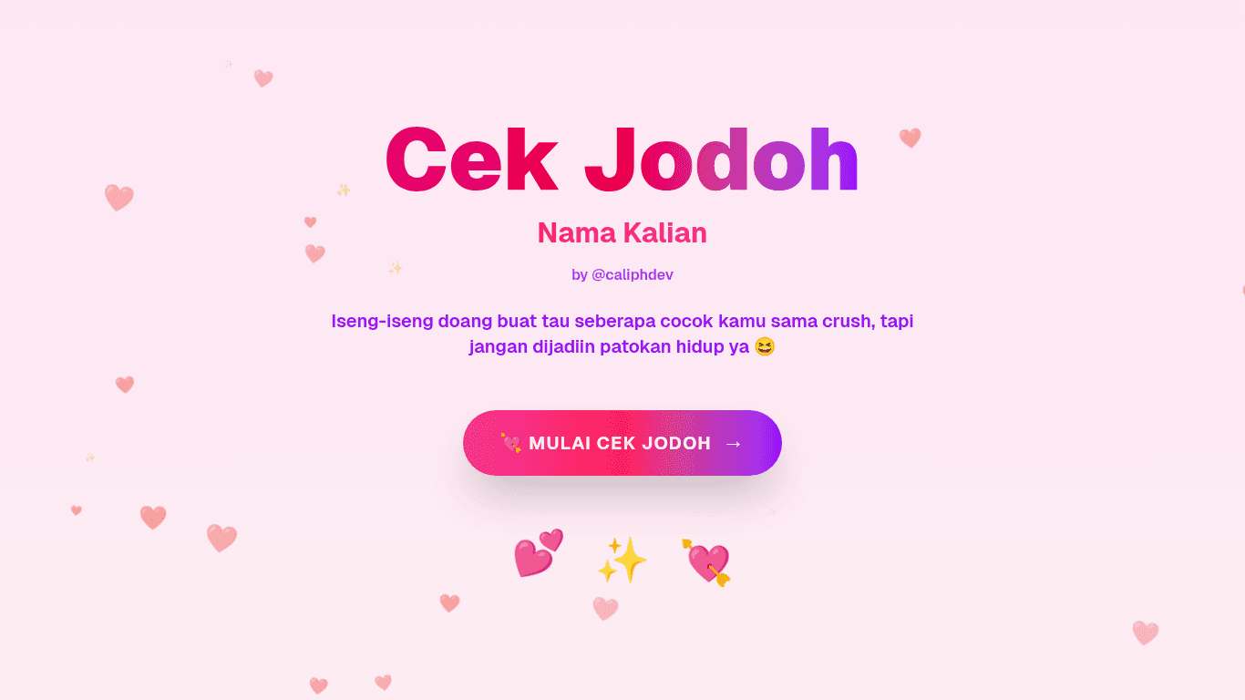Cek Jodoh