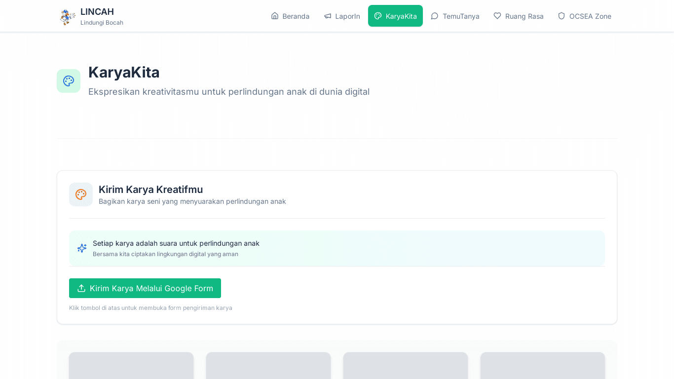 LINCAH - Lindungi Bocah screenshot 3
