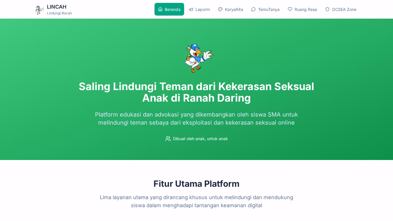 LINCAH - Lindungi Bocah
