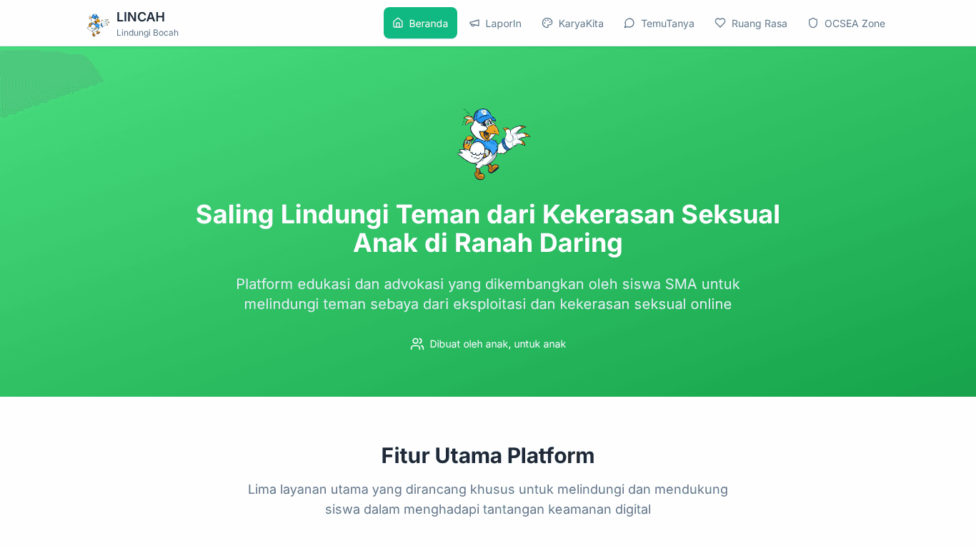 LINCAH - Lindungi Bocah