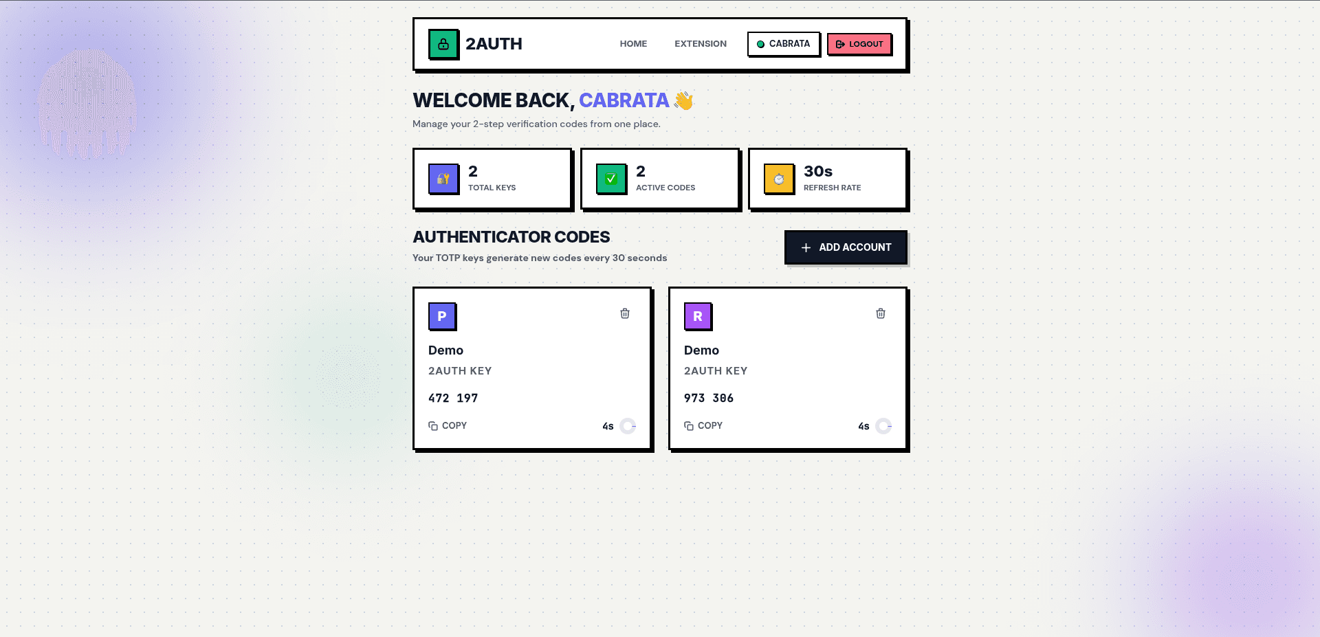 2Auth App